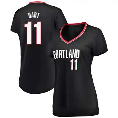 Black Josh Hart Women's Fast Break Portland Trail Blazers Jersey - Icon Edition